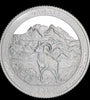 2012-S SILVER PROOF WASHINGTON DENALI STATE PARK QUARTER