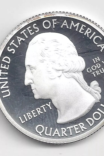 2020-S SILVER PROOF WASHINGTON TALL GRASS PRAIRIE STATE PARK QUARTER