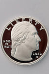 2022-S SILVER PROOF WASHINGTON WILMA MANKILLER QUARTER