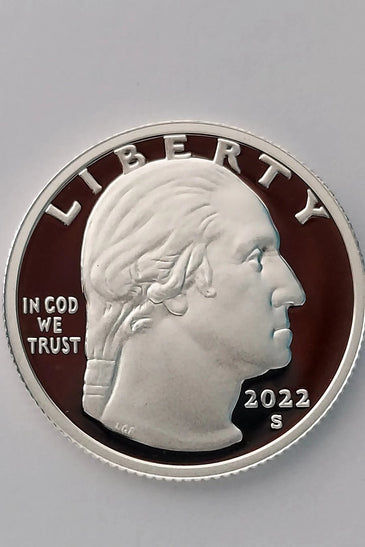 2022-S SILVER PROOF WASHINGTON WILMA MANKILLER QUARTER