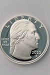 2022-S SILVER PROOF WASHINGTON DR. SALLY RIDE QUARTER