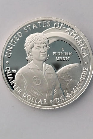 2022-S SILVER PROOF WASHINGTON DR. SALLY RIDE QUARTER