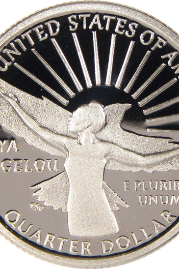 2022-S SILVER PROOF WASHINGTON MAYA ANGELOU QUARTER