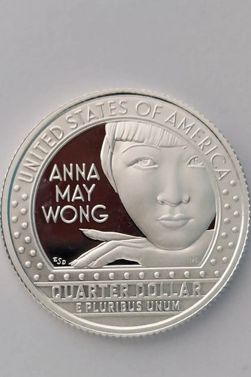2022-S SILVER PROOF WASHINGTON ANNA MAY WONG QUARTER