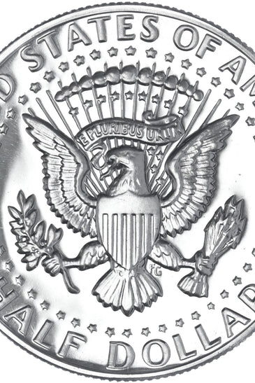 1972-S CLAD PROOF KENNEDY HALF DOLLAR