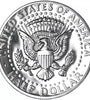 1971-S CLAD PROOF KENNEDY HALF DOLLAR