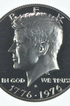 1976-S BI-CENTENNIAL CLAD PROOF KENNEDY HALF DOLLAR