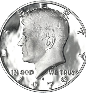 1979-S TYPE 1 CLAD PROOF KENNEDY HALF DOLLAR