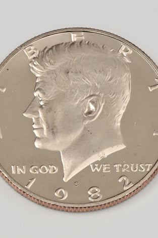 1982-S CLAD PROOF KENNEDY HALF DOLLAR