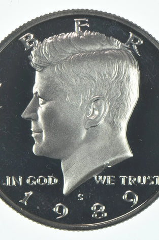1989-S CLAD PROOF KENNEDY HALF DOLLAR