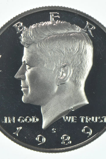 1989-S CLAD PROOF KENNEDY HALF DOLLAR