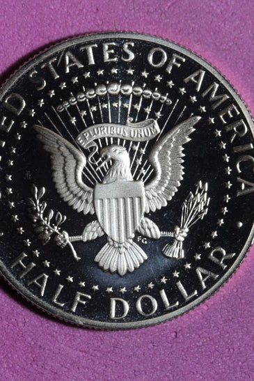 1990-S CLAD PROOF KENNEDY HALF DOLLAR