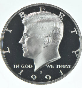 1991-S CLAD PROOF KENNEDY HALF DOLLAR