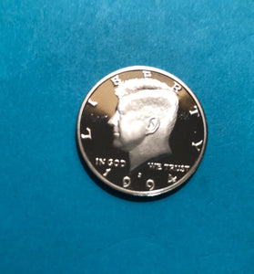 1994-S CLAD PROOF KENNEDY HALF DOLLAR