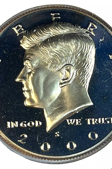 2000-S CLAD PROOF KENNEDY HALF DOLLAR