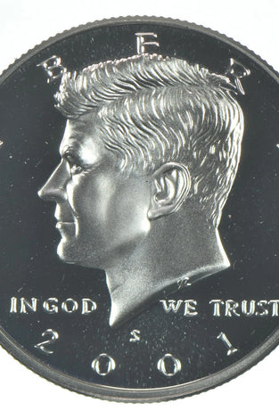 2001-S CLAD PROOF KENNEDY HALF DOLLAR