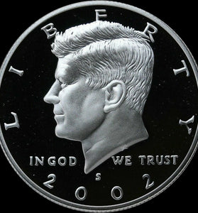 2002-S CLAD PROOF KENNEDY HALF DOLLAR