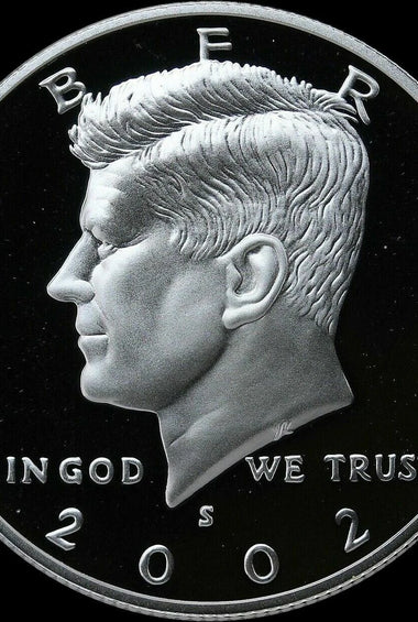 2002-S CLAD PROOF KENNEDY HALF DOLLAR