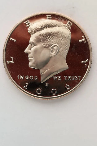 2006-S CLAD PROOF KENNEDY HALF DOLLAR