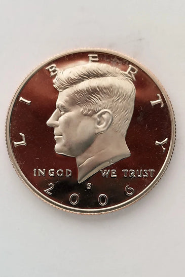2006-S CLAD PROOF KENNEDY HALF DOLLAR
