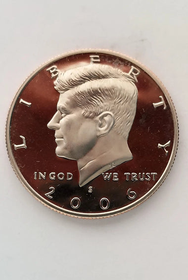 2006-S CLAD PROOF KENNEDY HALF DOLLAR