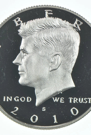 2010-S CLAD PROOF KENNEDY HALF DOLLAR