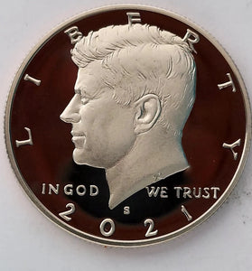 2021-S CLAD PROOF KENNEDY HALF DOLLAR