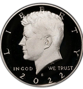 2022-S CLAD PROOF KENNEDY HALF DOLLAR