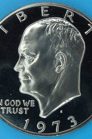 1973-S  CLAD PROOF EISENHOWER DOLLAR
