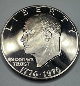 1976-S BI-CENTENNIAL CLAD PROOF EISENHOWER DOLLAR