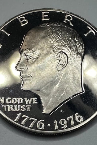 1976-S BI-CENTENNIAL CLAD PROOF EISENHOWER DOLLAR