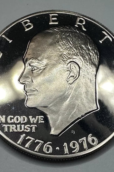 1976-S BI-CENTENNIAL CLAD PROOF EISENHOWER DOLLAR