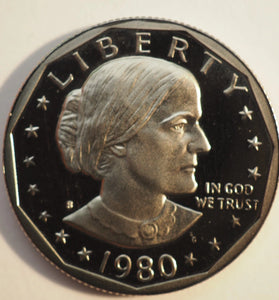 1980-S PROOF SUSAN B. ANTHONY DOLLAR