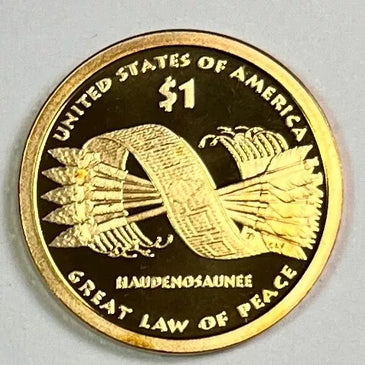 2010-S PROOF SACAGEWEA DOLLAR GREAT LAW OF PEACE