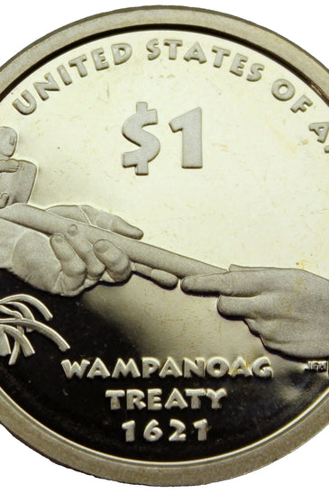 2011-S PROOF SACAGEWEA DOLLAR WAMPANOAG TREATY