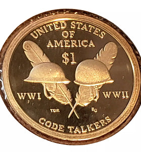 2016-S PROOF SACAGEWEA DOLLAR CODE TALKERS