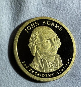 2007-S PROOF JOHN ADAMS PRESIDENTIAL DOLLAR