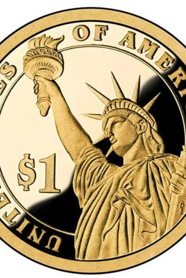 2008-S PROOF JOHN QUINCY ADAMS PRESIDENTIAL DOLLAR