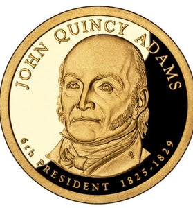 2008-S PROOF JOHN QUINCY ADAMS PRESIDENTIAL DOLLAR