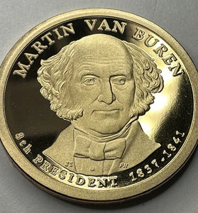 2008-S PROOF MARTIN VAN BUREN PRESIDENTIAL DOLLAR