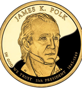 2009-S PROOF JAMES K POLK PRESIDENTIAL DOLLAR