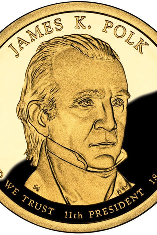 2009-S PROOF JAMES K POLK PRESIDENTIAL DOLLAR