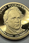 2010-S PROOF JAMES BUCHANAN PRESIDENTIAL DOLLAR
