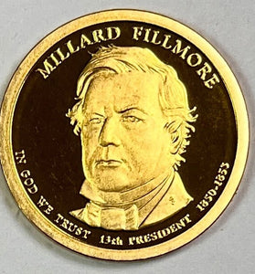 2010-S PROOF WILLARD FILLMORE PRESIDENTIAL DOLLAR