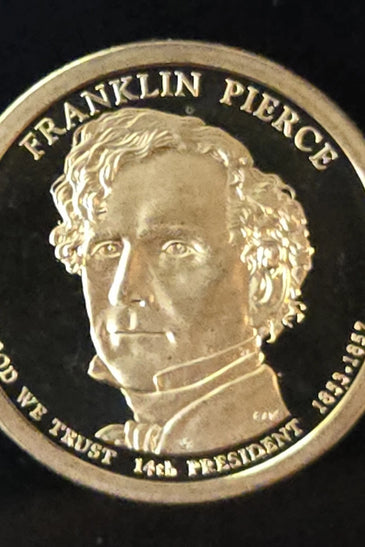 2010-S PROOF FRANKLIN PIERCE PRESIDENTIAL DOLLAR
