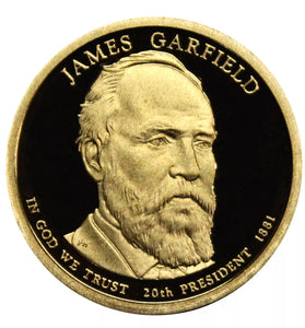 2011-S PROOF JAMES GARFIELD PRESIDENTIAL DOLLAR