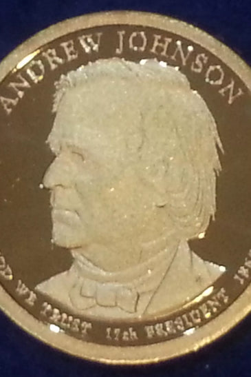 2011-S PROOF ANDREW JOHNSON PRESIDENTIAL DOLLAR