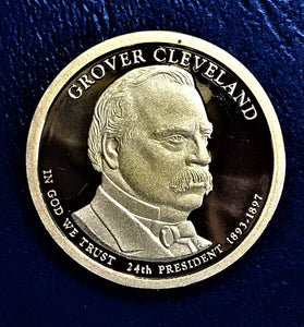 2012-S PROOF GROVER CLEVELAND 2ND TERM PRESIDENTIAL DOLLAR
