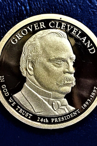 2012-S PROOF GROVER CLEVELAND 2ND TERM PRESIDENTIAL DOLLAR
