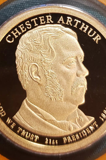 2012-S PROOF CHESTER ARTHUR PRESIDENTIAL DOLLAR